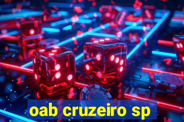 oab cruzeiro sp